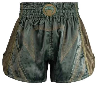Venum Stealth Muay Thai Shorts - Khaki/Dark Green