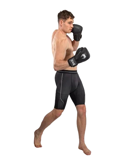 Venum Stealth Vale Tudo Shorts - Black/White