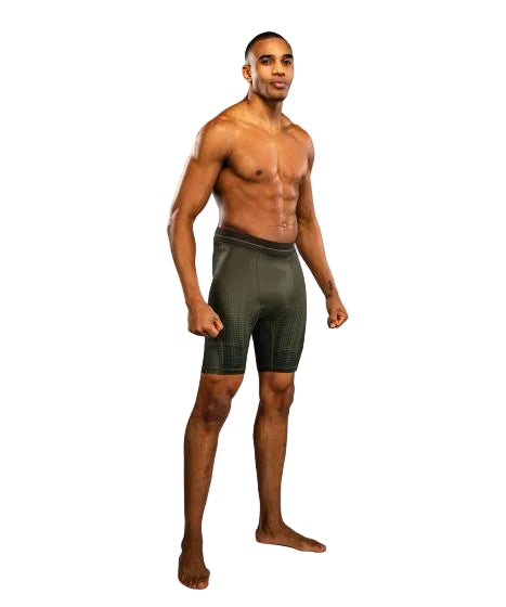 Venum Stealth Vale Tudo Shorts - Khaki/Dark Green