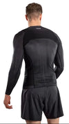 Venum Stealth Long Sleeve Rashguard - Black/White