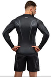 Venum Streamline Long Sleeve Rashguard - Black/White