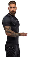 Venum Streamline Short Sleeve Rashguard - Black/White
