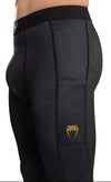 Venum Streamline Spats - Black/Gold