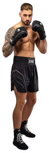 Venum Streamline Boxing Shorts - Black/White