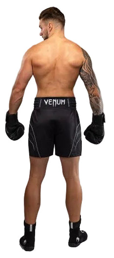 Venum Streamline Boxing Shorts - Black/White