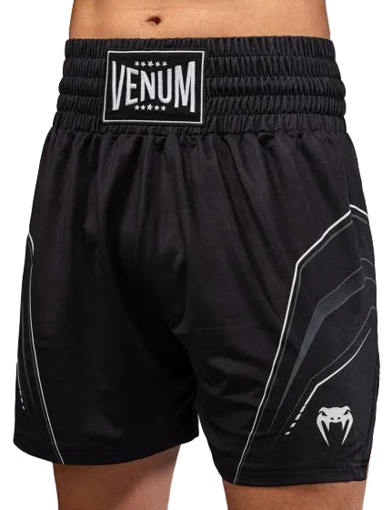 Venum Streamline Boxing Shorts - Black/White