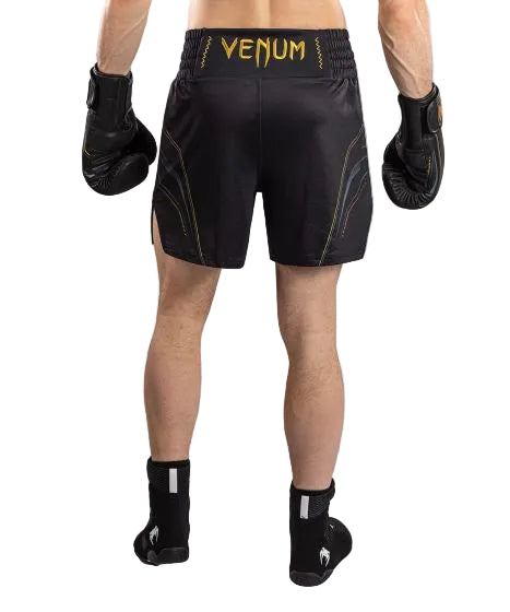 Venum Streamline Boxing Shorts - Black/Gold