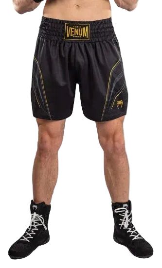Venum Streamline Boxing Shorts - Black/Gold