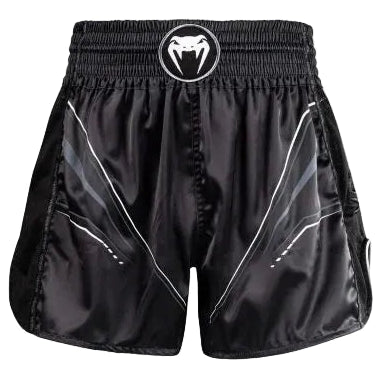 Venum Streamline Muay Thai Shorts - Black/White