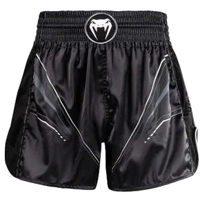 Venum Streamline Muay Thai Shorts - Black/White