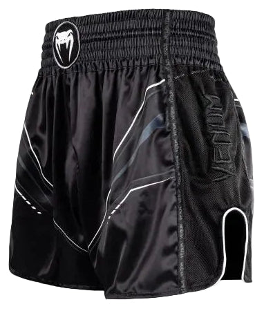 Venum Streamline Muay Thai Shorts - Black/White