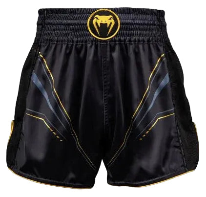 Venum Streamline Muay Thai Shorts - Black/Gold
