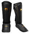Venum Streamline Shin Guards - Black/Gold
