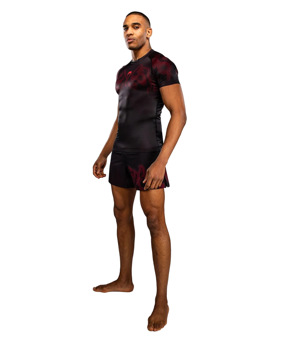 Venum Spectre Short Sleeve Rashguard - Black/Red