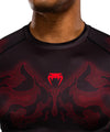 Venum Spectre Short Sleeve Rashguard - Black/Red