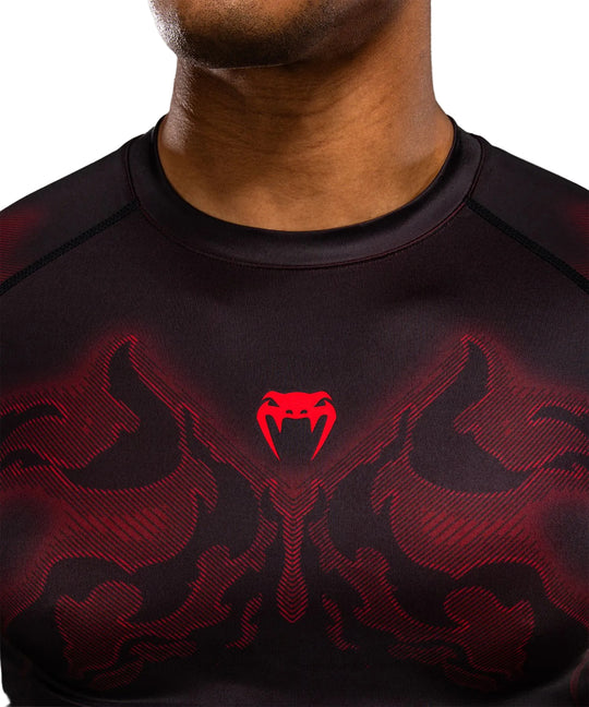 Venum Spectre Short Sleeve Rashguard - Black/Red