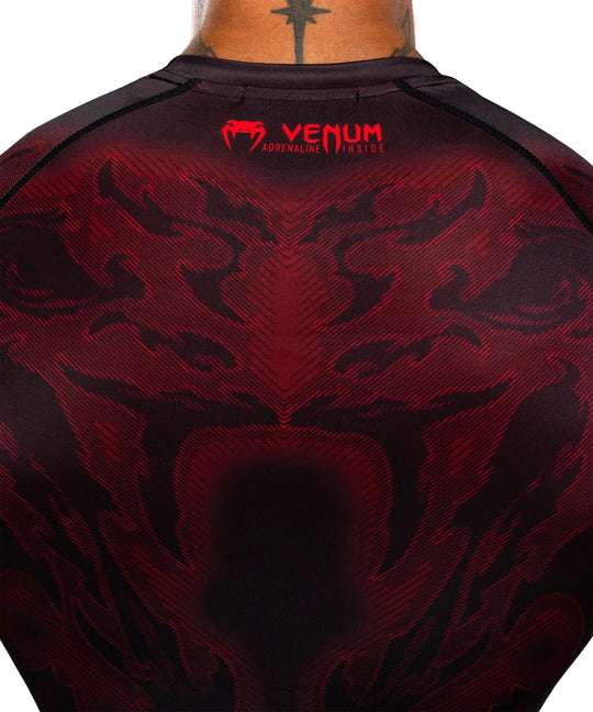 Venum Spectre Short Sleeve Rashguard - Black/Red