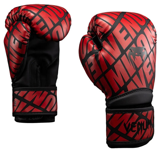 Venum Contender 1.5 XT 3D Kids Boxing Gloves - Black/Red
