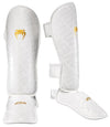 Venum Contender 1.5 XT 3D Shin Guards - White/Gold