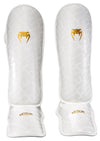 Venum Contender 1.5 XT 3D Shin Guards - White/Gold