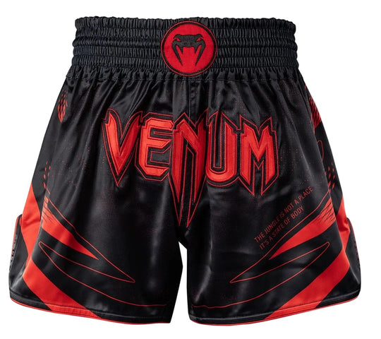 Venum Amazonia Reborn Muay Thai Shorts - Black/Red