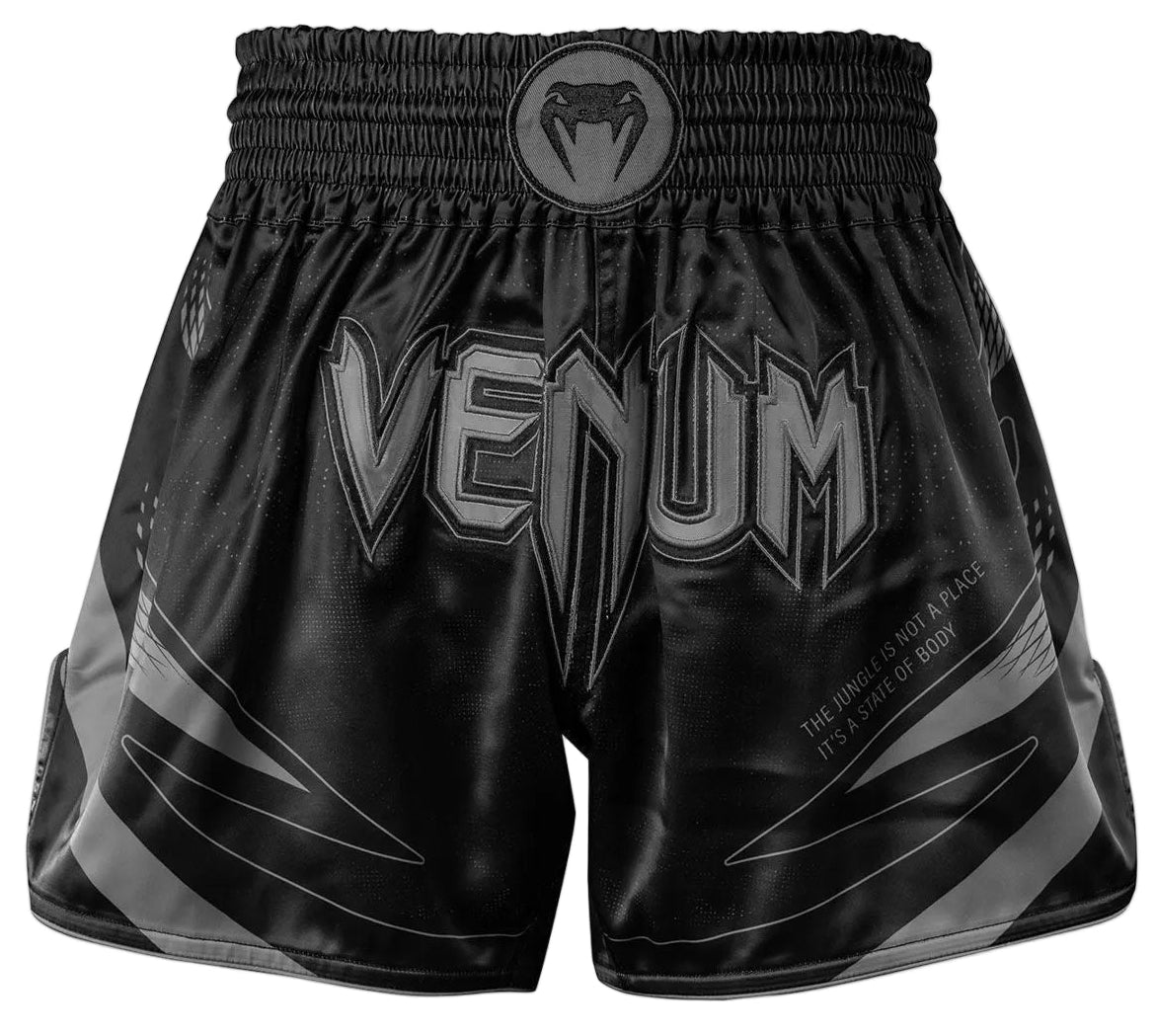 Venum Amazonia Reborn Muay Thai Shorts - Black/Grey