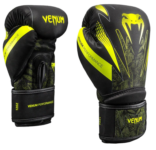 Venum Impact Amazonia Reborn Boxing Gloves - Black/Green