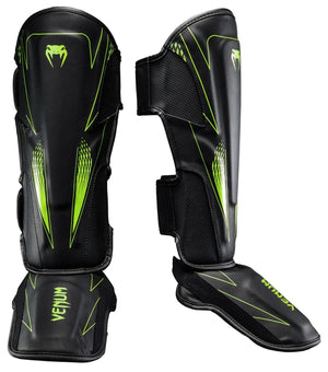 Venum Amazonia Reborn Shin Guards - Black/Green