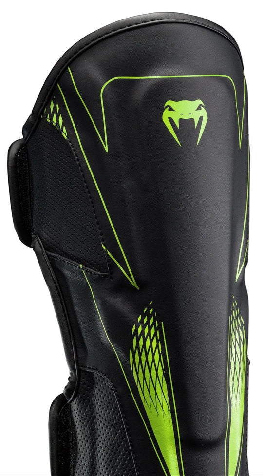 Venum Amazonia Reborn Shin Guards - Black/Green