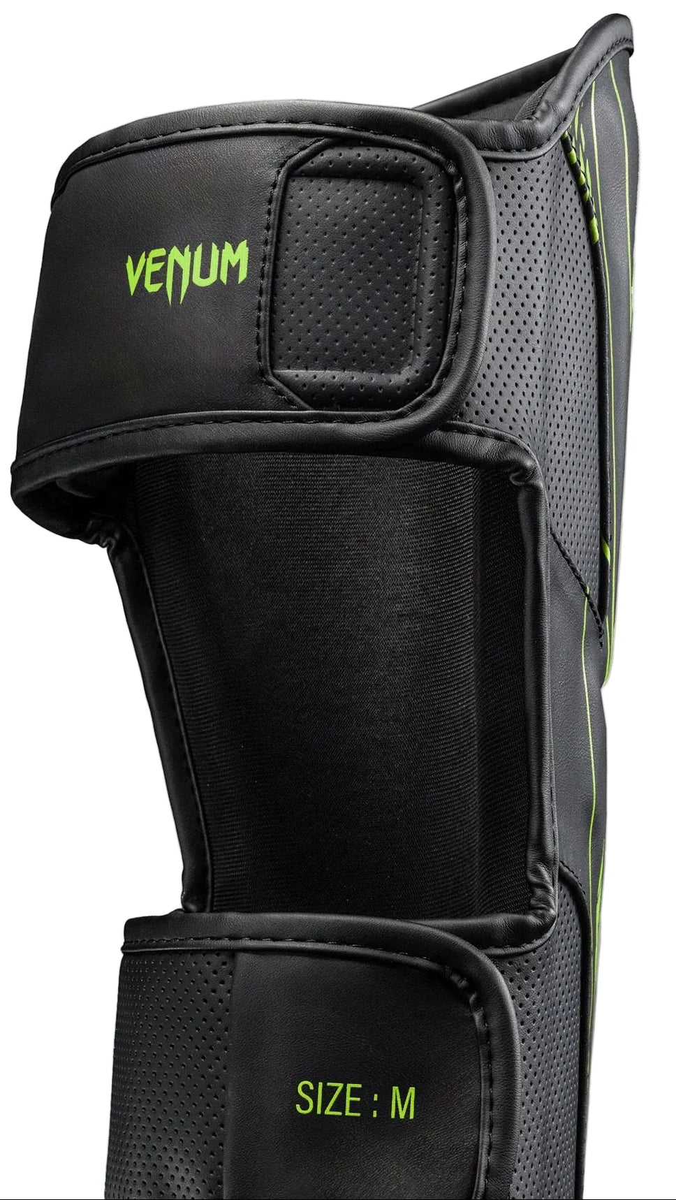 Venum Amazonia Reborn Shin Guards - Black/Green