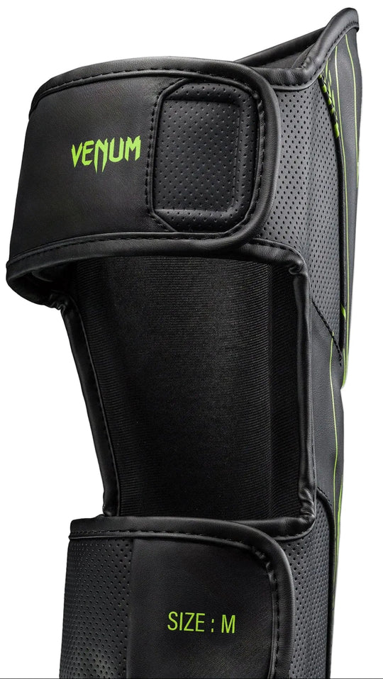 Venum Amazonia Reborn Shin Guards - Black/Green