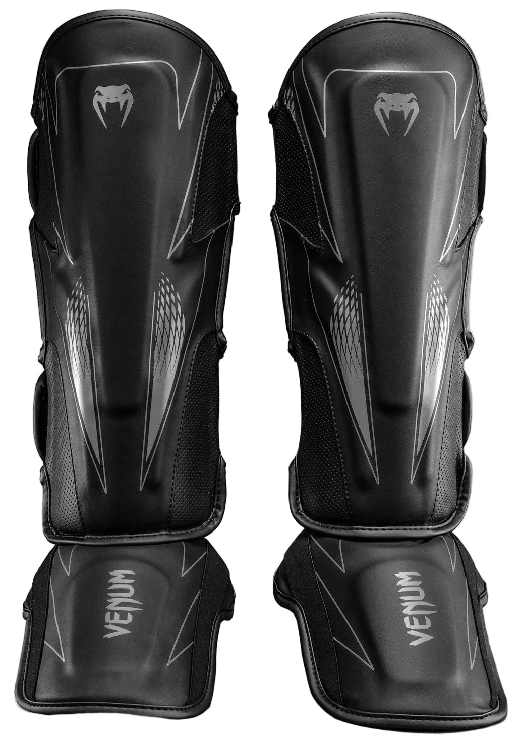 Venum Amazonia Reborn Shin Guards - Black/Grey