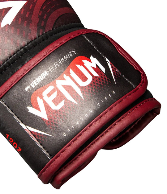 Venum Crimson Viper 2.0 Impact Boxing Gloves - Black/Red