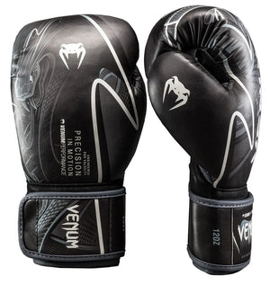 Venum Crimson Viper 2.0 Impact Boxing Gloves - Black/Grey