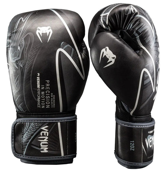 Venum Crimson Viper 2.0 Impact Boxing Gloves - Black/Grey