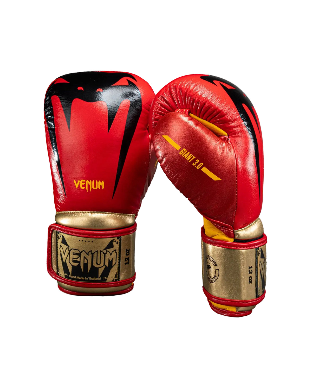 Venum Giant 3.0 Boxing Gloves - Red/Yellow/Gold