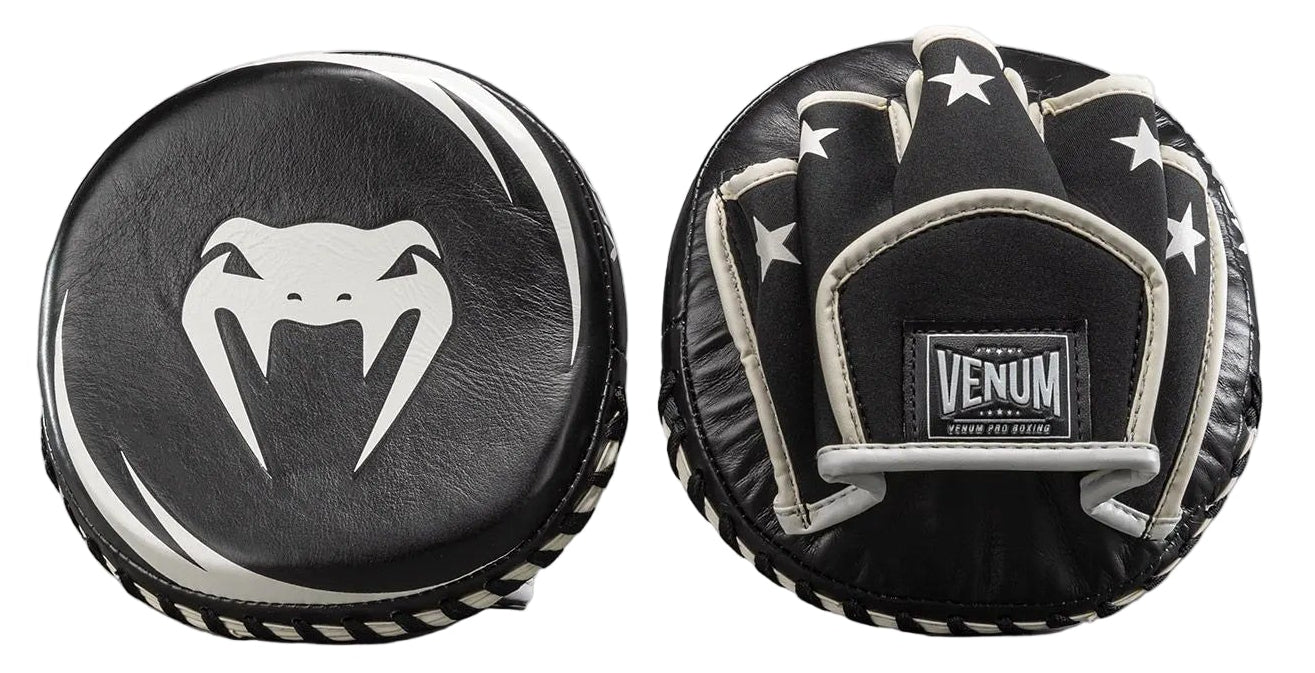 Venum Elite Mini Focus Mitts Pair - Black/White