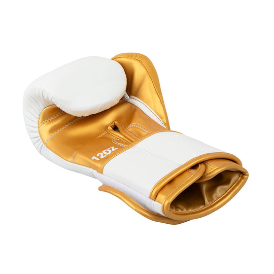 SMAI ProGuard White/Gold Boxing Glove