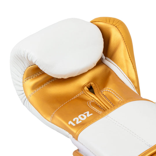 SMAI ProGuard White/Gold Boxing Glove