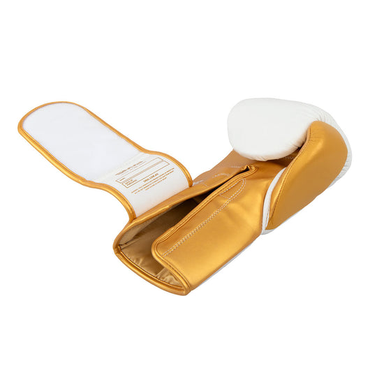 SMAI ProGuard White/Gold Boxing Glove