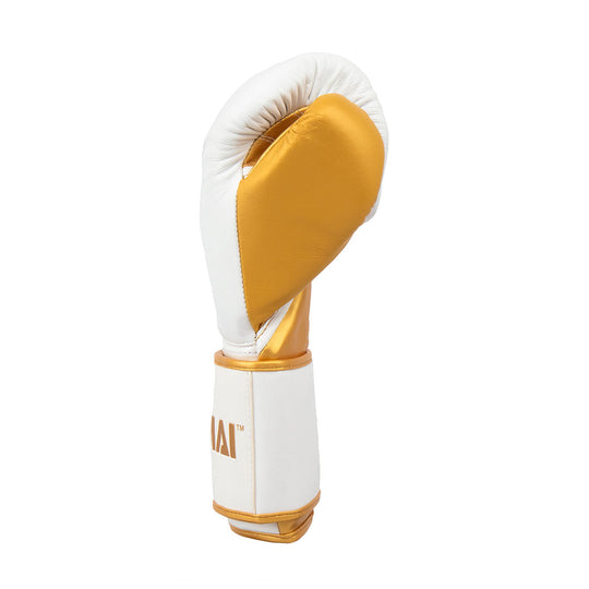 SMAI ProGuard White/Gold Boxing Glove