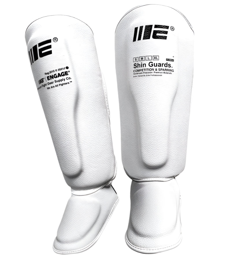 Engage W.I.P Series Shin Guards - Version 1 - White