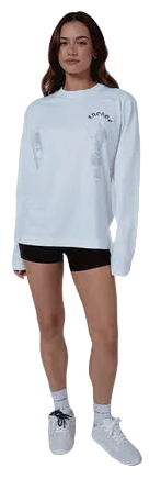 Engage Athena Sculpture L/S T-Shirt - White