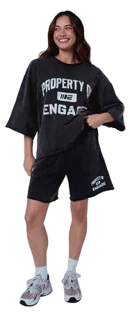 Engage Property Of 3/4 Crewneck - Black