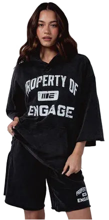 Engage Property Of 3/4 Hoodie - Black