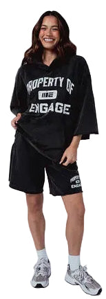 Engage Property Of 3/4 Hoodie - Black