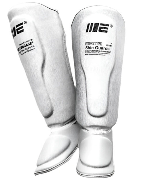 Engage W.I.P Series Shin Guards - Version 2 - White