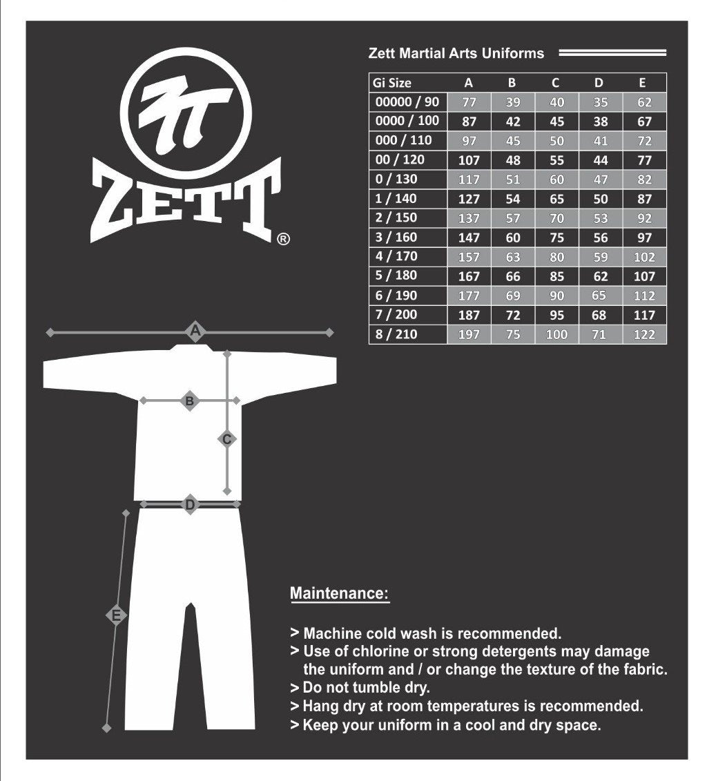 Zett Light Weight Kyokushin GI - White