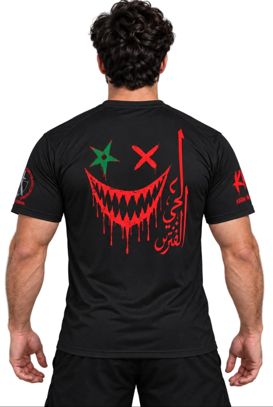 MaxMyer x Karim Maatalla “Moroccan Mauler Maatalla” MMM Quick-Dry Boxing T-Shirt – Black