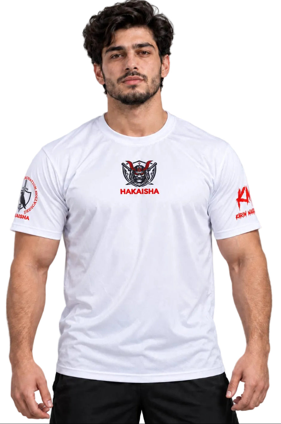 MaxMyer x Karim Maatalla “Moroccan Mauler Maatalla” MMM Quick-Dry Boxing T-Shirt – White